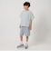 ミニ裏毛 ボーダー ショートパンツ / キッズ  140cm-160cm