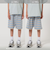 ミニ裏毛 ボーダー ショートパンツ / キッズ  140cm-160cm