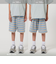 ミニ裏毛 ボーダー ショートパンツ / キッズ  140cm-160cm