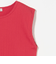 アイレット リブ クロップド ノースリーブ Tシャツ