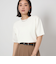 【WEB限定】＜at ease＞ サマー ニット TEE -ウォッシャブル・接触冷感・UVカット-
