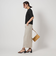 【WEB限定】＜at ease＞ サマー ニット TEE -ウォッシャブル・接触冷感・UVカット-
