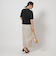 【WEB限定】＜at ease＞ サマー ニット TEE -ウォッシャブル・接触冷感・UVカット-