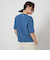 【WEB限定】＜at ease＞ サマー ニット TEE -ウォッシャブル・接触冷感・UVカット-