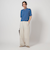 【WEB限定】＜at ease＞ サマー ニット TEE -ウォッシャブル・接触冷感・UVカット-