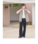 TWサイロ チェック オープンカラーシャツ -ストレッチ・接触冷感・通気性-