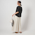 【WEB限定】＜at ease＞フロント タック Tシャツ  -UVカット-