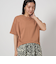 【WEB限定】＜at ease＞フロント タック Tシャツ  -UVカット-