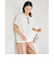 【WEB限定】＜at ease＞バックタック Tシャツ -UVカット-