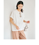 【WEB限定】＜at ease＞バックタック Tシャツ -UVカット-
