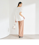 【WEB限定】＜at ease＞バックタック Tシャツ -UVカット-