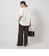 【WEB限定】＜at ease＞バックタック Tシャツ -UVカット-