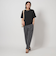 【WEB限定】＜at ease＞バックタック Tシャツ -UVカット-