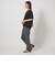 【WEB限定】＜at ease＞バックタック Tシャツ -UVカット-