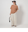 【WEB限定】＜at ease＞バックタック Tシャツ -UVカット-