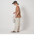 【WEB限定】＜at ease＞バックタック Tシャツ -UVカット-