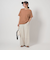 【WEB限定】＜at ease＞バックタック Tシャツ -UVカット-