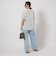 【WEB限定】＜at ease＞バックタック Tシャツ -UVカット-