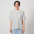 【WEB限定】＜at ease＞バックタック Tシャツ -UVカット-