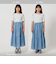 ローンレース ティアードスカート / キッズ  140cm-160cm