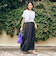 【WEB限定】＜at ease＞フォトグラフィック ショートスリーブ Tシャツ