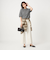【WEB限定】＜at ease＞ワッフル ヘンリーネック 5分袖 プルオーバー カットソー