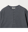 【WEB限定】＜at ease＞ワッフル ヘンリーネック 5分袖 プルオーバー カットソー