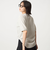 【WEB限定】＜at ease＞ワッフル ヘンリーネック 5分袖 プルオーバー カットソー