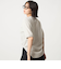 【WEB限定】＜at ease＞ワッフル ヘンリーネック 5分袖 プルオーバー カットソー