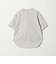 【WEB限定】＜at ease＞ワッフル ヘンリーネック 5分袖 プルオーバー カットソー