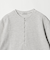 【WEB限定】＜at ease＞ワッフル ヘンリーネック 5分袖 プルオーバー カットソー