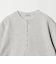 【WEB限定】＜at ease＞ワッフル ヘンリーネック 5分袖 プルオーバー カットソー