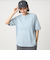 【WEB限定】＜at ease＞ワッフル ヘンリーネック 5分袖 プルオーバー カットソー