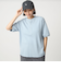 【WEB限定】＜at ease＞ワッフル ヘンリーネック 5分袖 プルオーバー カットソー