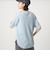 【WEB限定】＜at ease＞ワッフル ヘンリーネック 5分袖 プルオーバー カットソー
