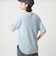 【WEB限定】＜at ease＞ワッフル ヘンリーネック 5分袖 プルオーバー カットソー