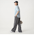【WEB限定】＜at ease＞ワッフル ヘンリーネック 5分袖 プルオーバー カットソー