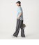 【WEB限定】＜at ease＞ワッフル ヘンリーネック 5分袖 プルオーバー カットソー