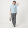 【WEB限定】＜at ease＞ワッフル ヘンリーネック 5分袖 プルオーバー カットソー
