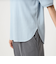 【WEB限定】＜at ease＞ワッフル ヘンリーネック 5分袖 プルオーバー カットソー