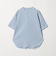 【WEB限定】＜at ease＞ワッフル ヘンリーネック 5分袖 プルオーバー カットソー
