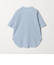 【WEB限定】＜at ease＞ワッフル ヘンリーネック 5分袖 プルオーバー カットソー
