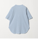 【WEB限定】＜at ease＞ワッフル ヘンリーネック 5分袖 プルオーバー カットソー