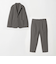 【WEB限定】JUST fit ナイロン PU リラックス セットアップ -2Wayストレッチ-