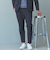 【WEB限定】JUST fit ナイロン PU リラックス セットアップ -2Wayストレッチ-