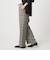 ［size SHORT/TALLあり］BREEZE LINEN ブリーズリネン ワイド パンツ チェック
