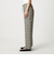 ［size SHORT/TALLあり］BREEZE LINEN ブリーズリネン ワイド パンツ チェック