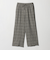 ［size SHORT/TALLあり］BREEZE LINEN ブリーズリネン ワイド パンツ チェック
