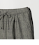 ［size SHORT/TALLあり］BREEZE LINEN ブリーズリネン ワイド パンツ チェック