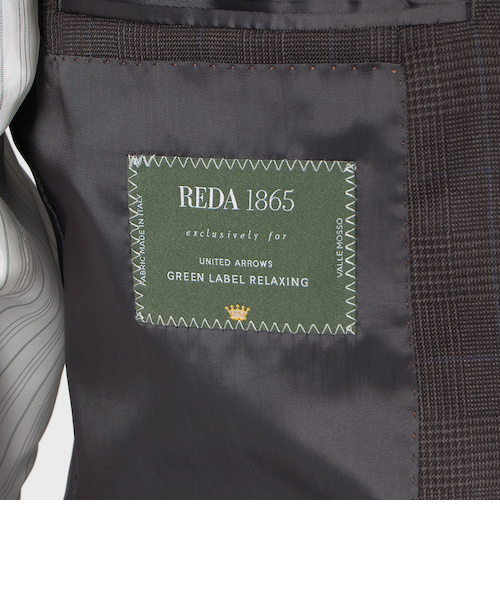 Green Label RelaxingセットアップスーツグレンチェックREDA green label relaxing（グリーンレーベルリラクシング）の